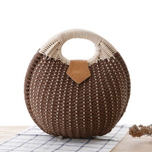 Load image into Gallery viewer, New Style Shell Straw Handbag