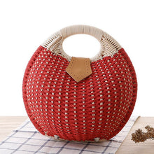 Load image into Gallery viewer, New Style Shell Straw Handbag
