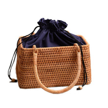 Load image into Gallery viewer, Handmade Bamboo Vintage Bag