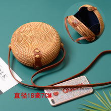 Load image into Gallery viewer, Bohemia Beach Circle Straw Bags 6 Colors