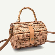 Load image into Gallery viewer, Bamboo Small Round Crossbody Bags