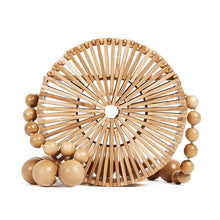 Load image into Gallery viewer, Fashion Designer Women Craft Bamboo Handbag