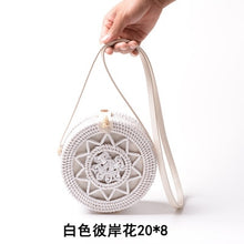 Load image into Gallery viewer, 20x8cm Circle Handwoven Women Bags