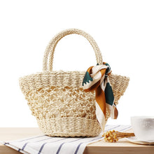 Load image into Gallery viewer, Fashion Women Ribbon Beach Handbag
