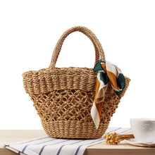 Load image into Gallery viewer, Fashion Women Ribbon Beach Handbag
