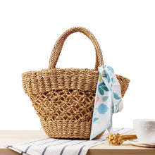 Load image into Gallery viewer, Fashion Women Ribbon Beach Handbag
