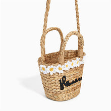 Load image into Gallery viewer, Flower Embroidery Bohemian Straw Bags for Women