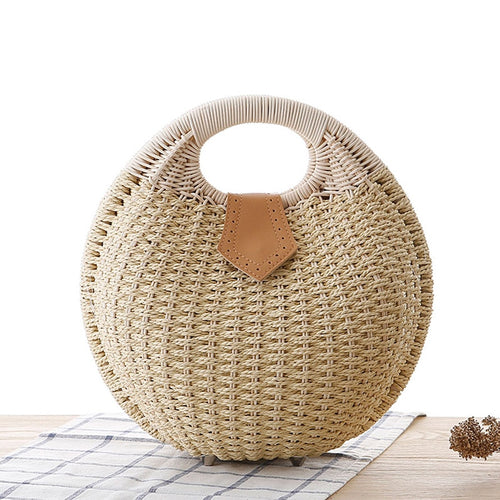 New Style Shell Straw Handbag