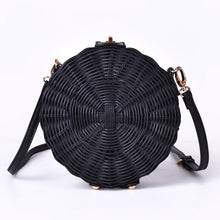 Load image into Gallery viewer, Bohemian Women Straw Circle Bag
