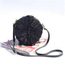 Load image into Gallery viewer, Bohemian Women Straw Circle Bag