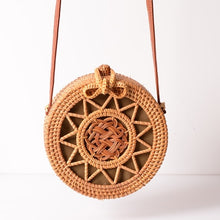 Load image into Gallery viewer, Bohemia Beach Circle Straw Bags 6 Colors