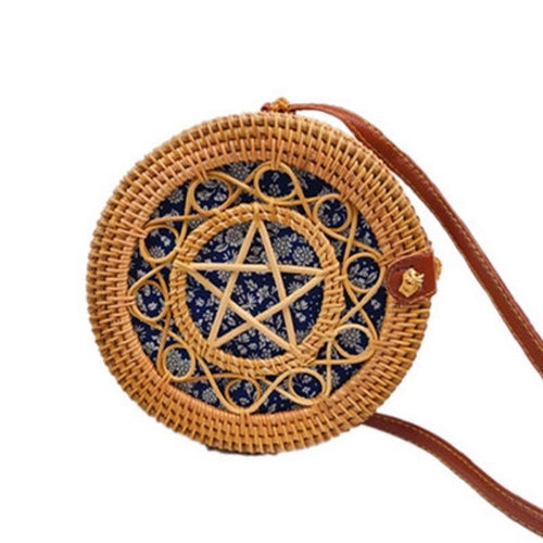 Women Summer Beach Straw Shoulder Bags