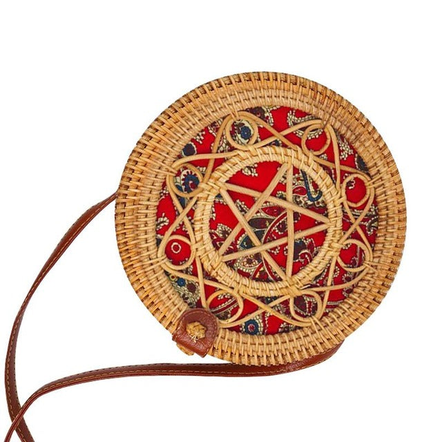 Women Summer Beach Straw Shoulder Bags