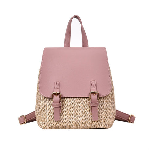 Summer Travel Straw Bag