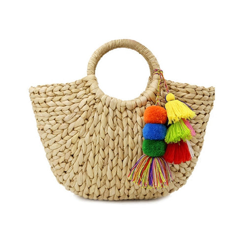 Moon Shaped Bucket Handbag